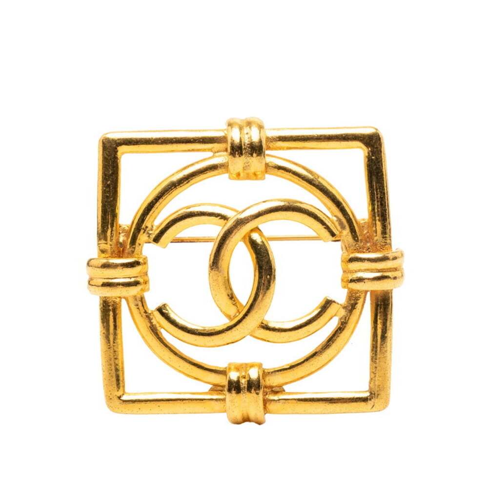 Chanel Cc Logo Brooch Metal #250218C76B